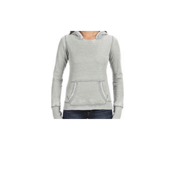 15 Ladies Zen Hooded Sweatshirt <BR>with Sparkle and Bling