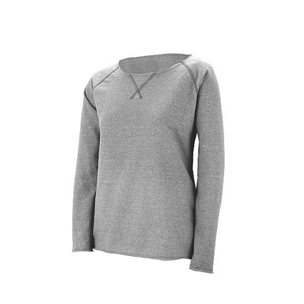 14 Ladies French Terry Oxford Crew<BR>with Sparkle and Bling