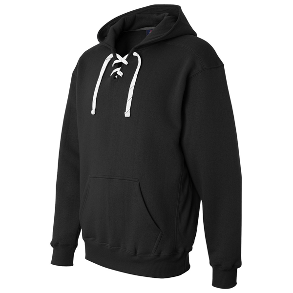 08 Adult Laced Hooded Sweatshirt<BR>with Sparkle and Bling