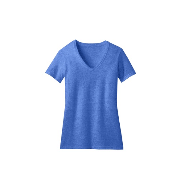 04 Printed Ladies V NeckTee