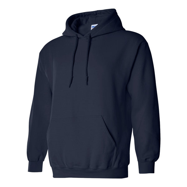 03 Navy Printed Hooded Sweatshirt