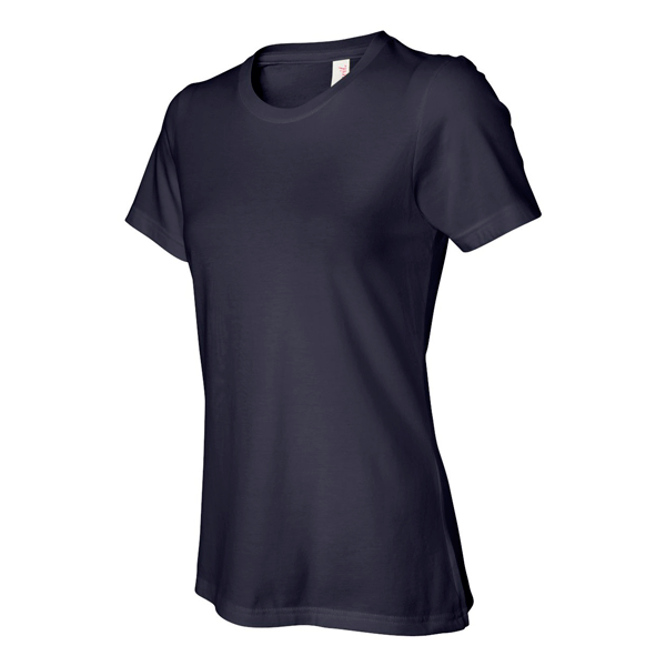 05 Navy Printed Ladies Tee