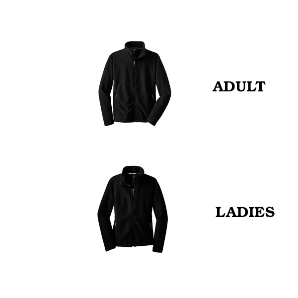 13 Adult and Ladies Full Zip Fleece Jacket