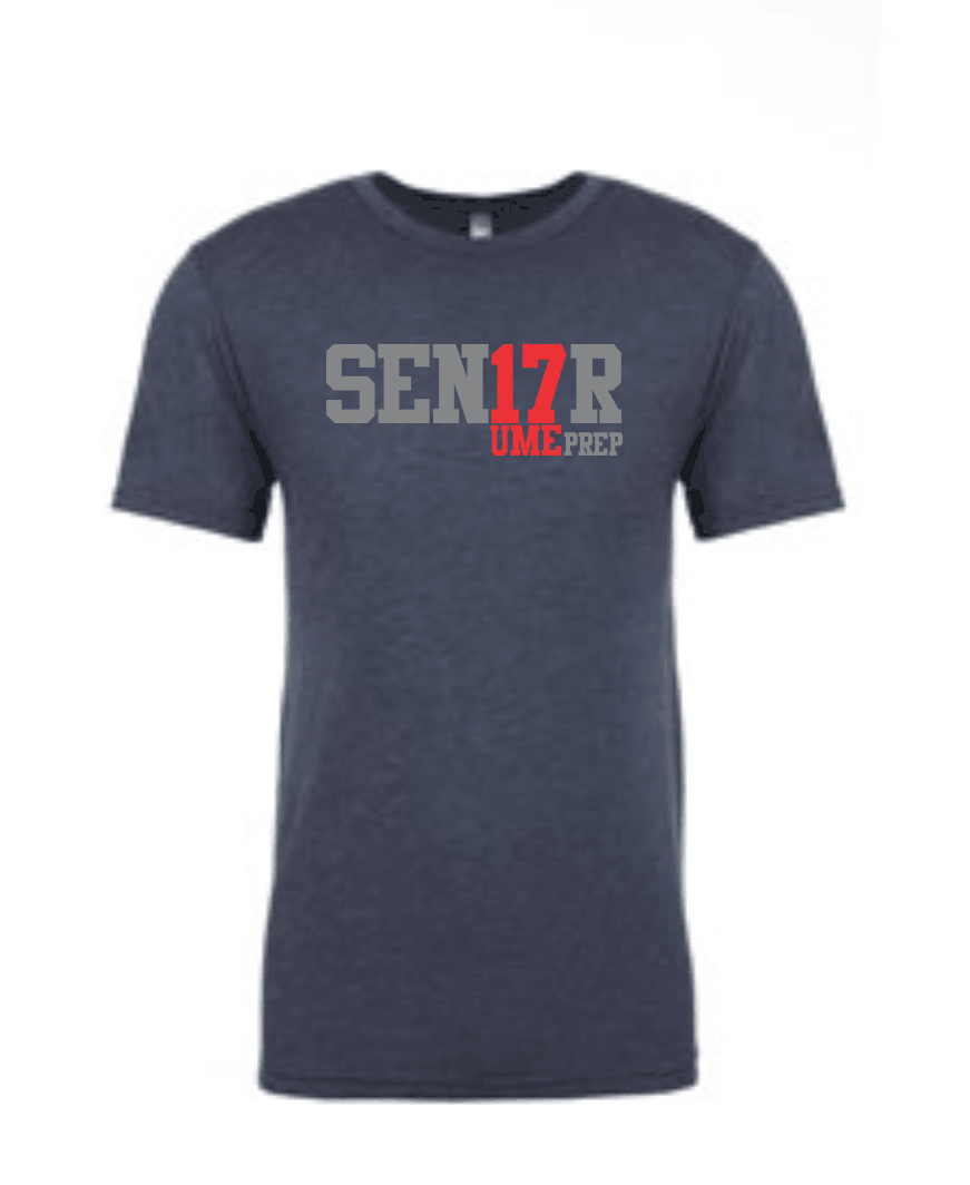 Senior Heather Navy T Fitted Mens