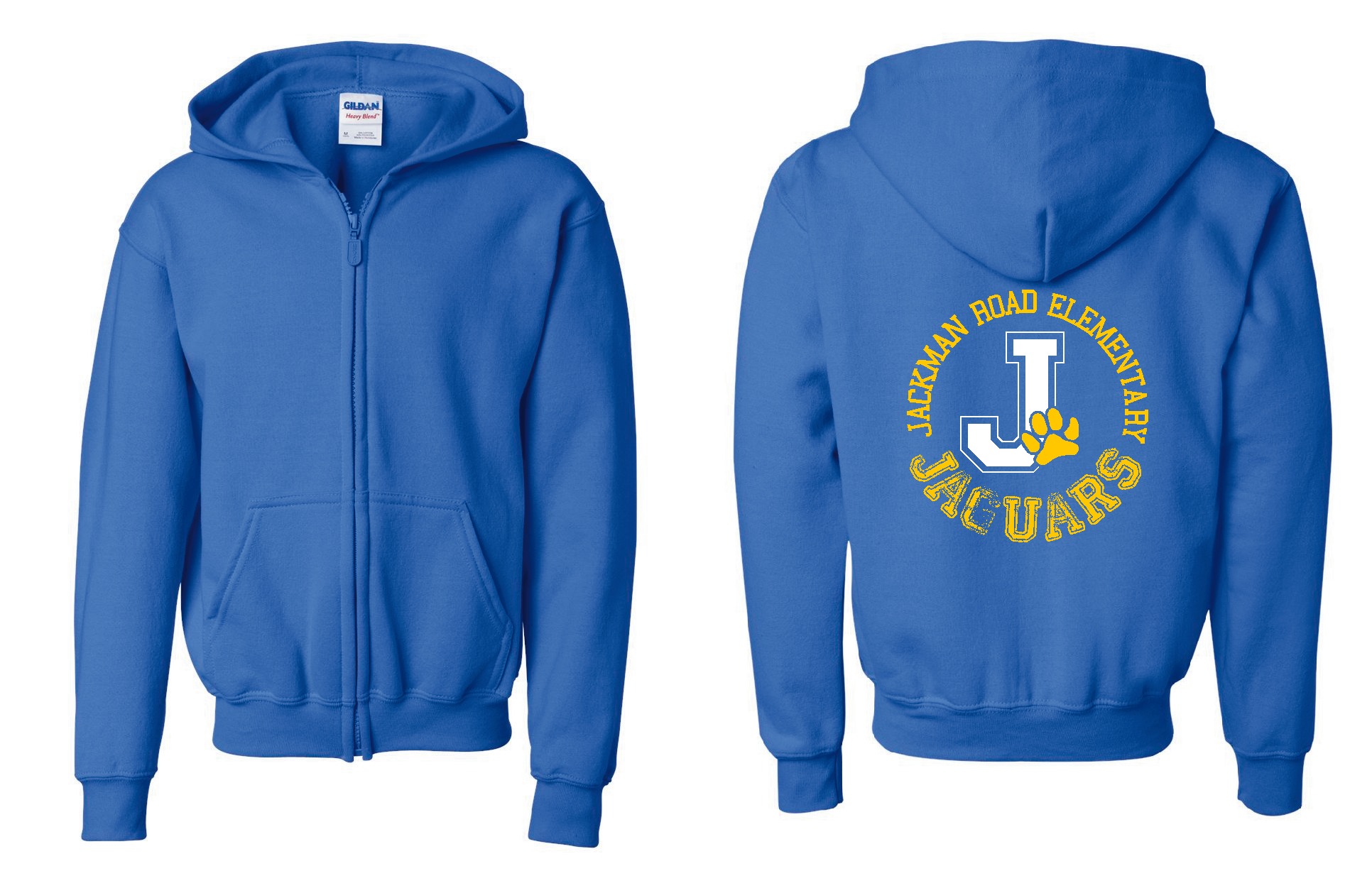 2004 Jackman Circle Zip Up Hoodie