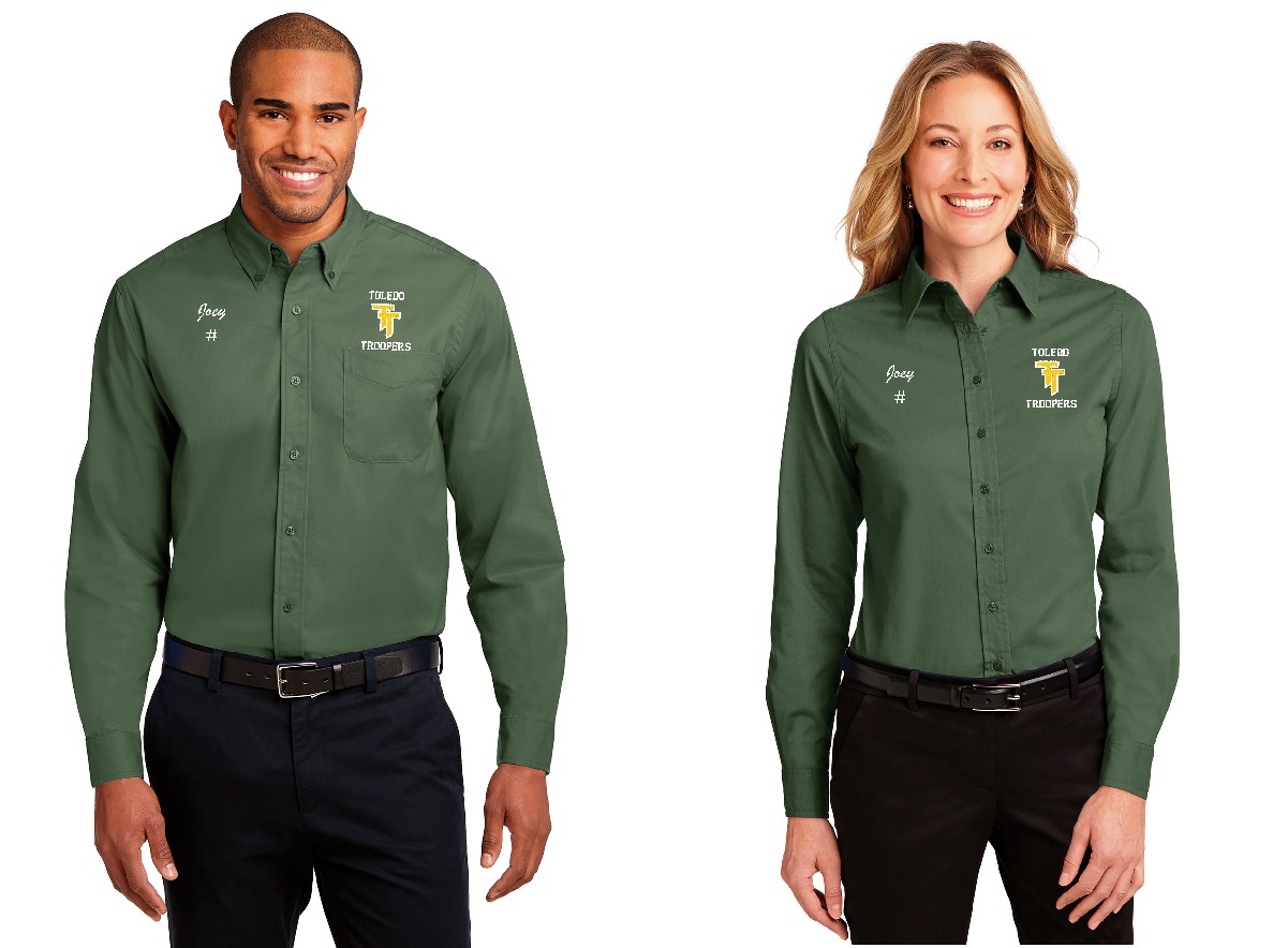 4001 - S608  Port Authority® Long Sleeve Easy Care Shirt - Embroidered 