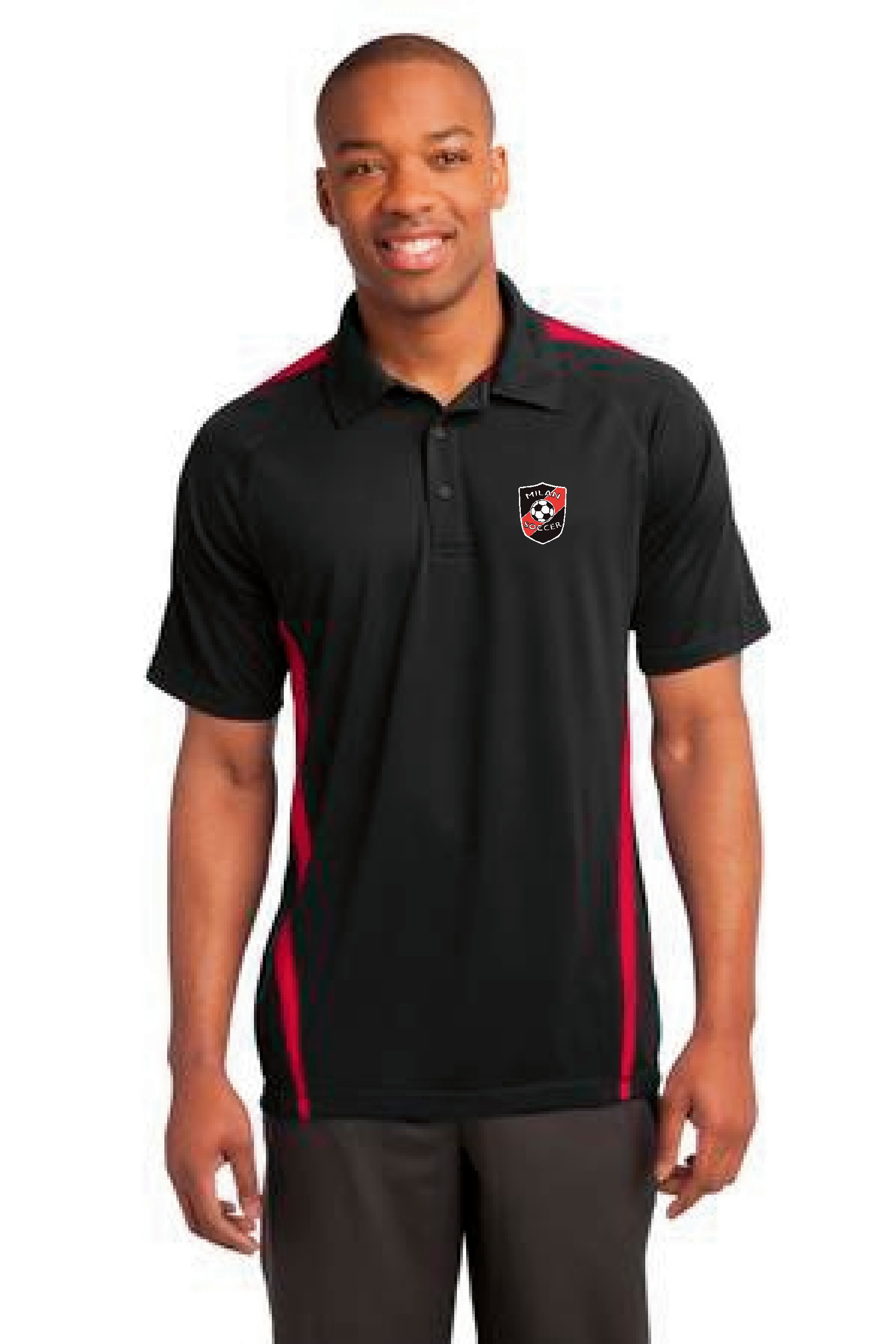 1008 - Sport-Tek PosiCharge Micro-Mesh Colorblock Polo - Embroidered