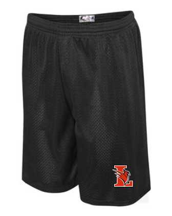 4-7219 Printed  Pro Mesh 9" Inseam Pocketed Shorts