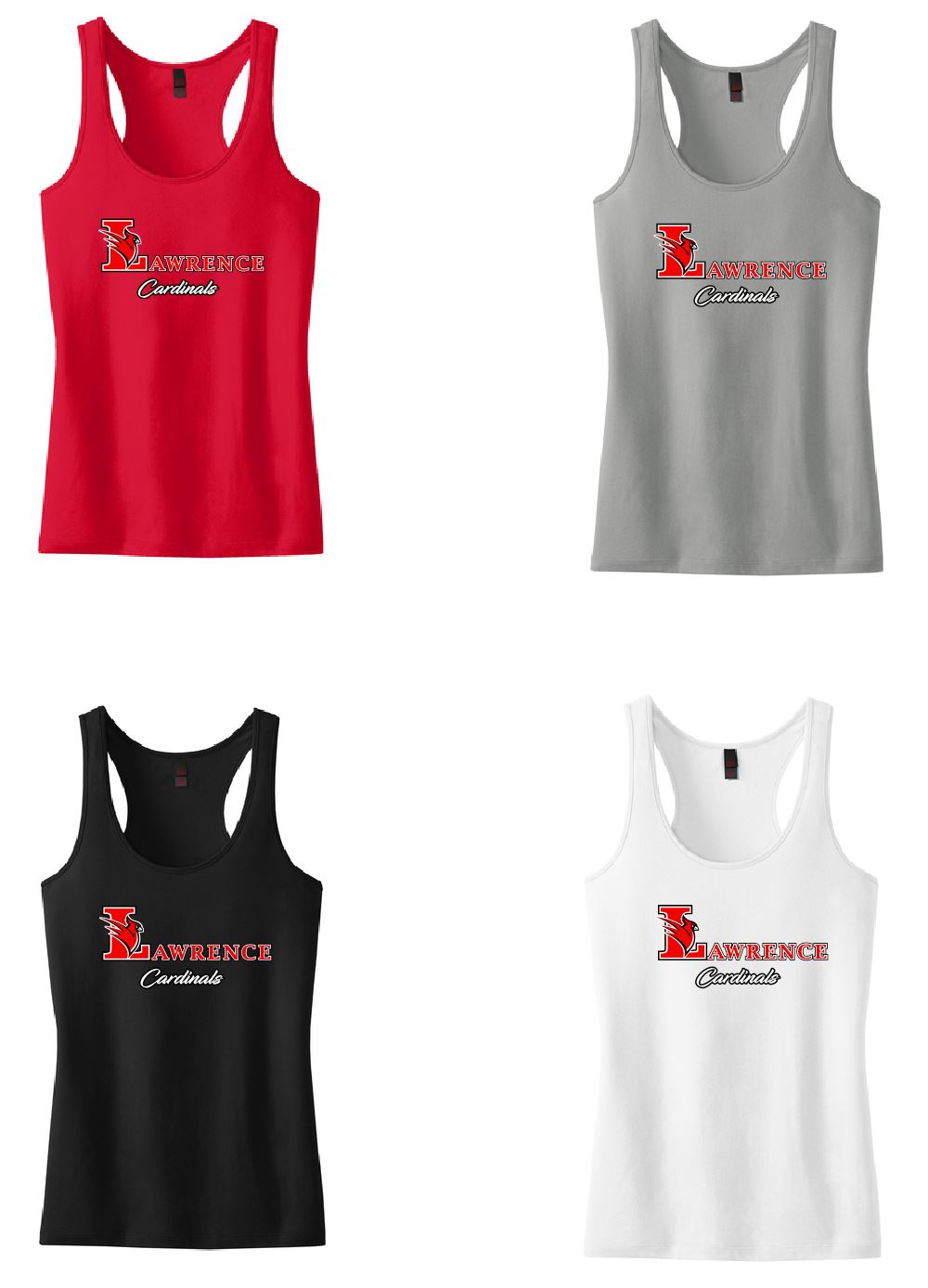 1-DT5301 Printed JUNIOR LADIES Tank