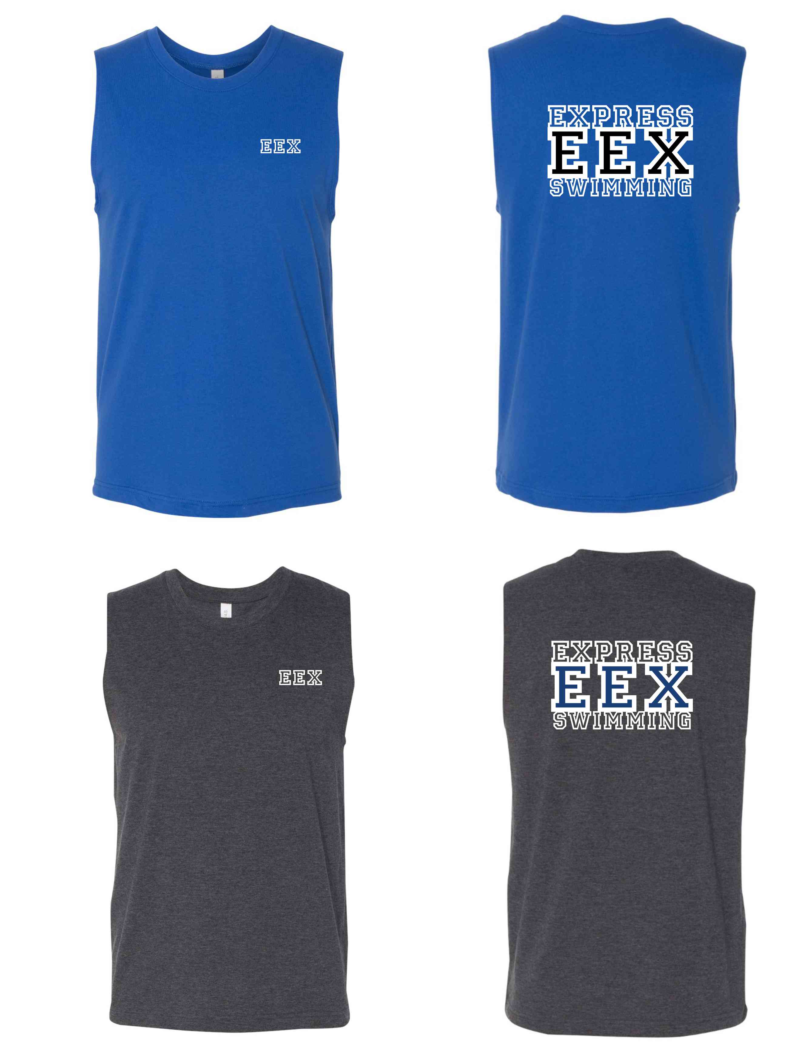 1-3483 Adult Screen printed Bella Canvas - Muscle Tank