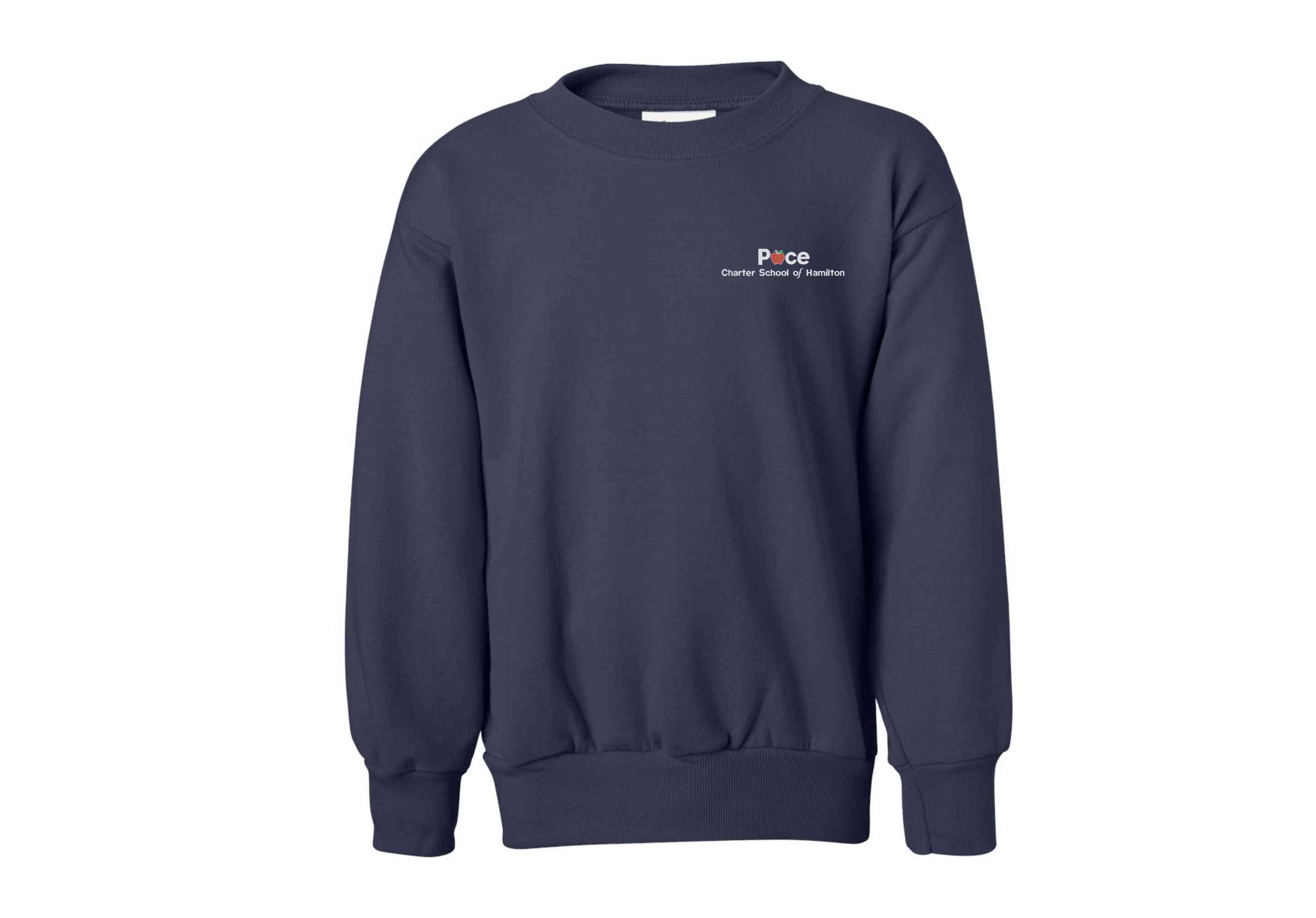 2-562B Gym Uniform -Embroidered Youth Unisex Crewneck Sweatshirt