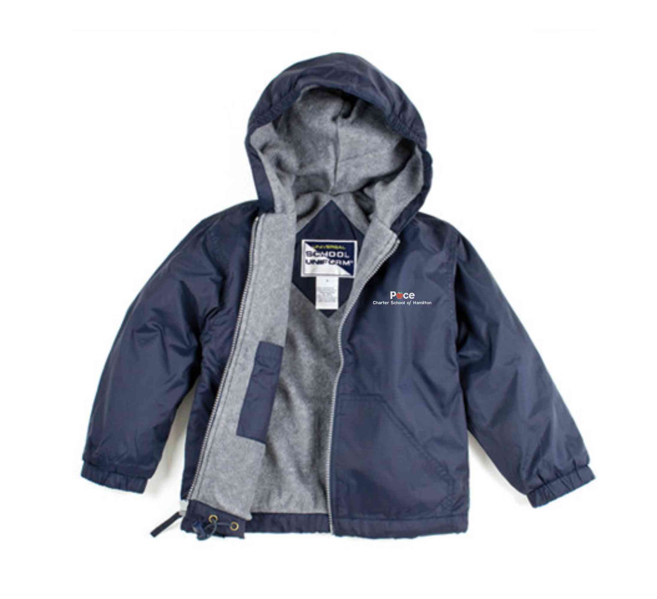 4-U8825 Embroidered Unisex Nylon Jacket w/ Hood