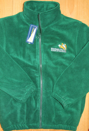 3-U8884H Embroidered Youth Full Zip Fleece Jacket