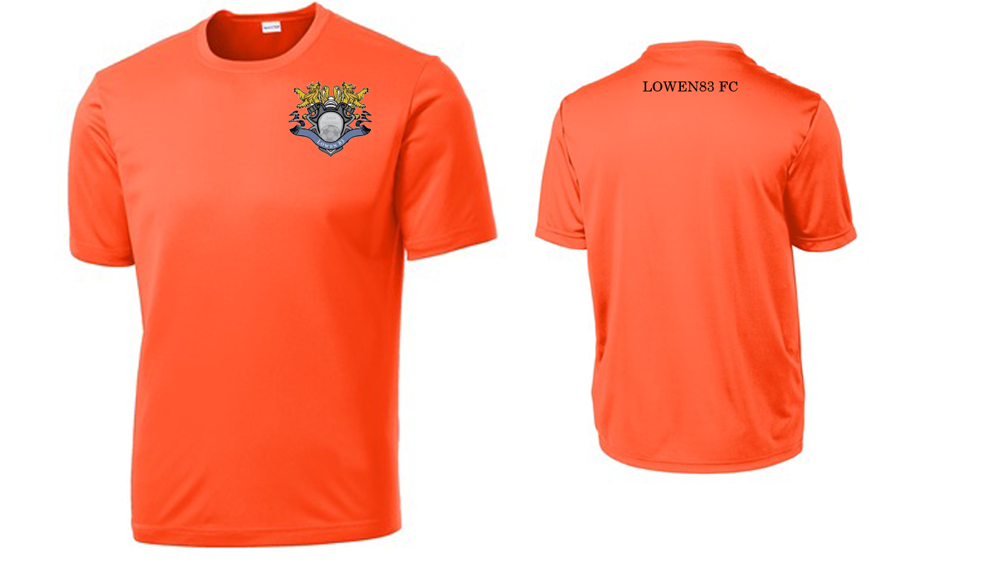 Lowen 83 FC MALE Practice Jersey Neon Orange
