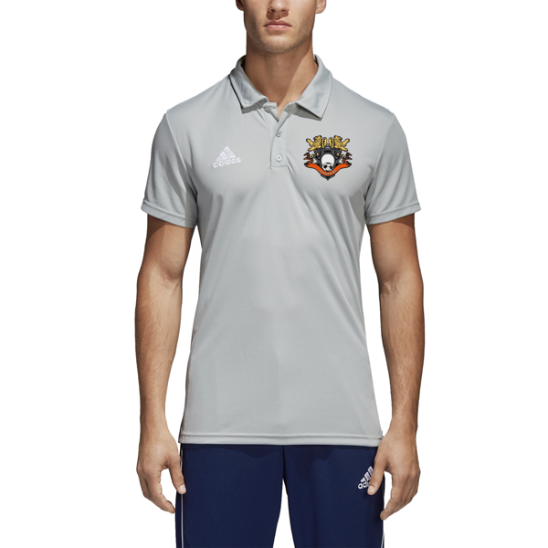 Adidas Core 18 Polo Stone - White