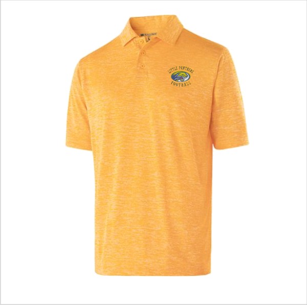 09 Holloway 222529 Electrify Light Gold Heather Polo
