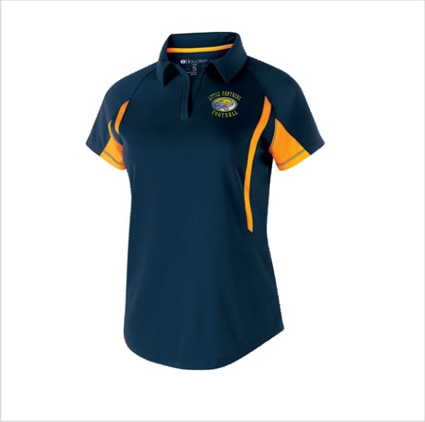13 Holloway Ladies 222730 Navy / Light Gold Polo