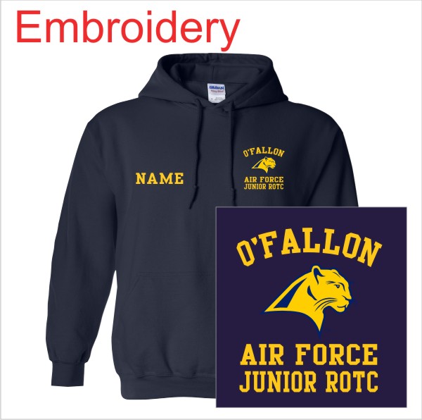 03 Gildan G185 Navy Hoodie