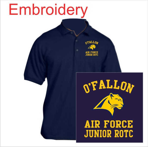 07 Gildan G380 Navy Polo