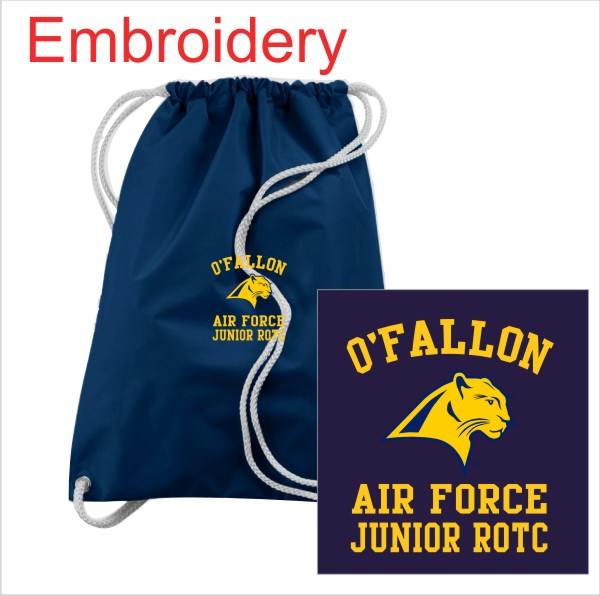08 Augusta 175 Navy Drawstring Backpack