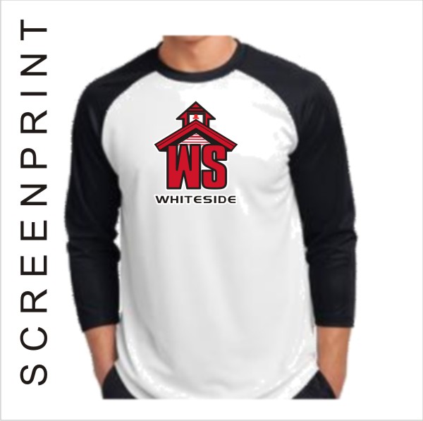 06 Sport Tek ST205 / YST205 Wicking Baseball Jersey w Front Print