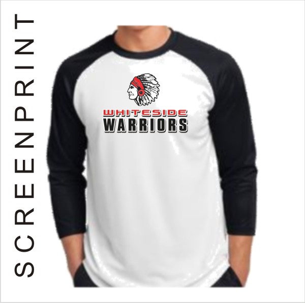 06 Sport Tek ST205 / YST205 Wicking Baseball Jersey w Front Print
