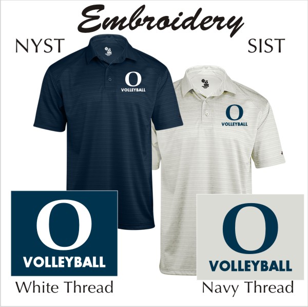 06 Badger 3325 SS Stripe Polo w Left Chest Embroidery