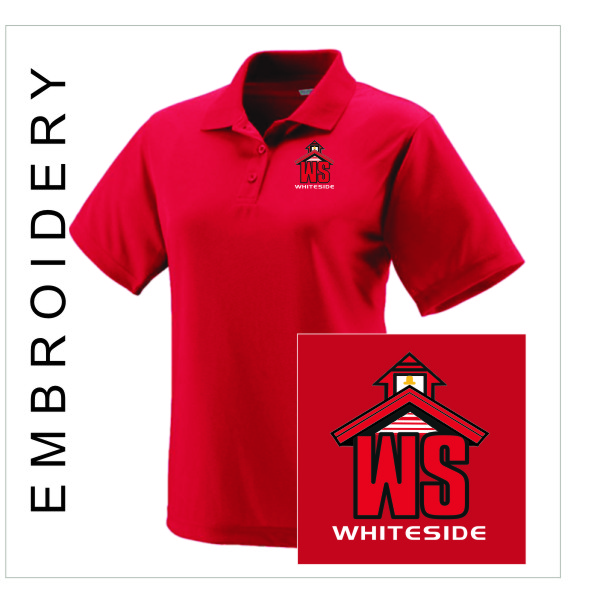 17 Augusta 5097 Ladies Wicking Polo with Left Chest Embroidery