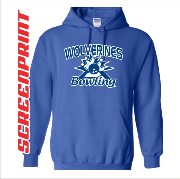 04 Gildan G185 Hoodie w Front Print
