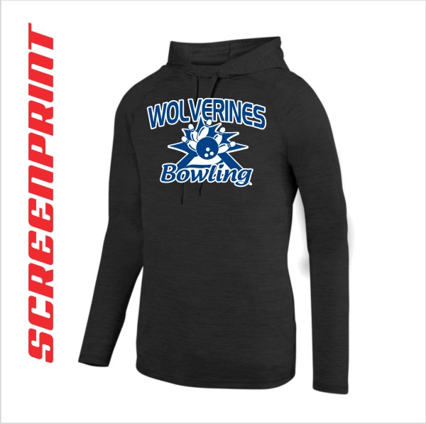 05 Augusta 2905 Adult Shadow Tonal Hoodie w Front Print