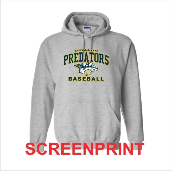 03 Gildan G185 Hoodie w Front Print