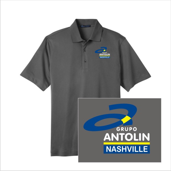 03B TLK527 Port Authority Tall Mens Tech Pique Polo with Left Chest Embroidery