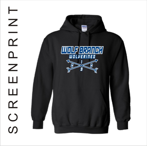 06 Gildan G185B G185 Y A Hoody w Front Print