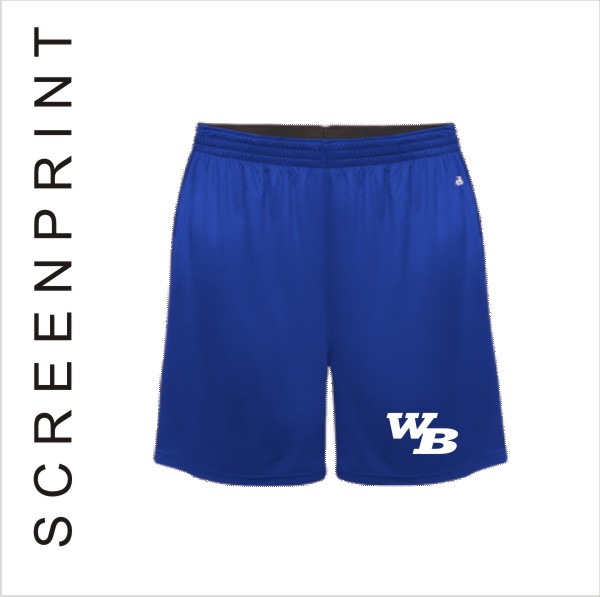 14 Badger 2002 4002 Y A Ultimate Pocket Shorts w Left Leg Print