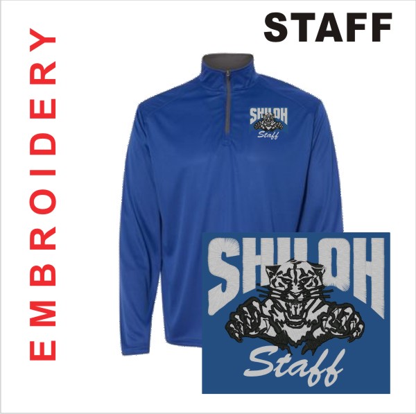03 Badger 4102 B Core 1/4 Zip Pullover with Left Chest Embroidery