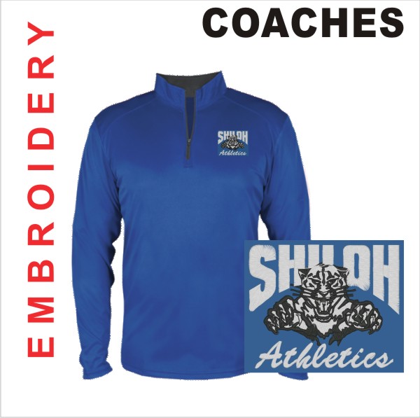 11 Badger 4102 B-Core 1/4 Zip with Left Chest Embroidery