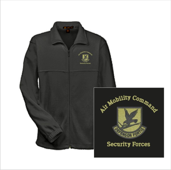 17 Harrington M990 Full Zip Fleece Jacket Black
