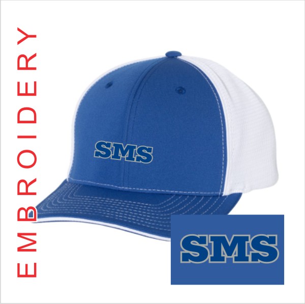 06 Richardson 172 Royal White R Flex Pulse Cap