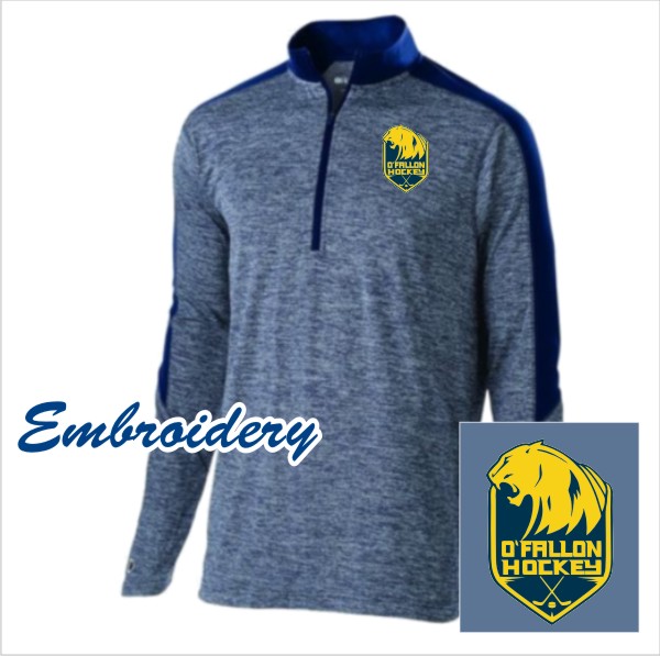 20 Holloway 222542 Electrify 1/4 Zip with Left Chest Embroidery