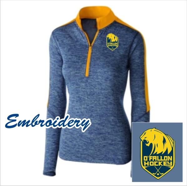 21 Holloway 222742 Ladies Electrify 1/4 Zip with Left Chest Embroidery