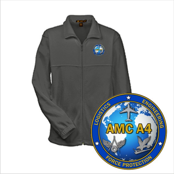 16 Harrington M990 Full Zip Fleece Jacket with Left Chest Embroidery