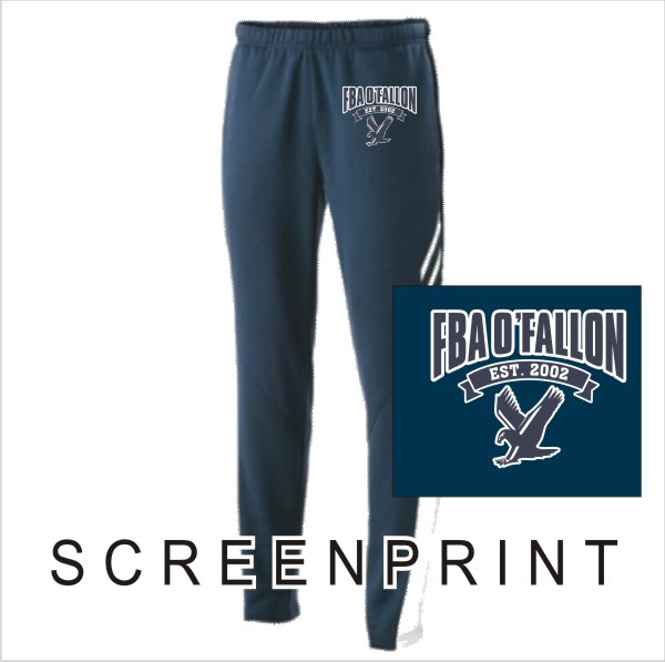 10 Holloway Adult 229570 Flux Pant Navy with Left Hip Print