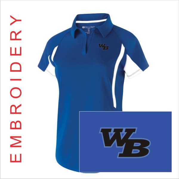 23 Holloway 222730 Ladies Avenger Polo with Left Chest Embroidery