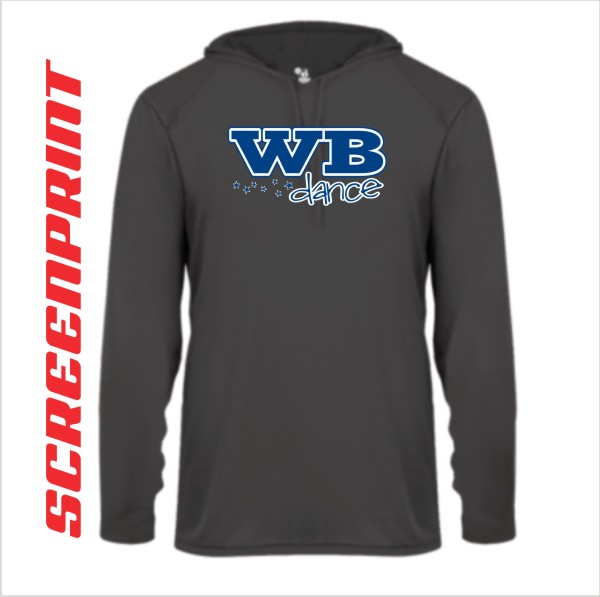 06 Badger 2105 / 4105 B Core Hoody with Front Print