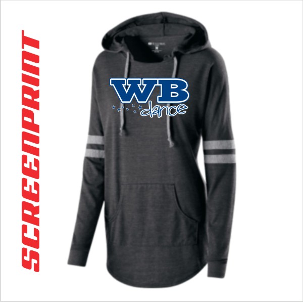 07 Holloway 229390 Ladies Hooded Low Key Pullover with Front Print