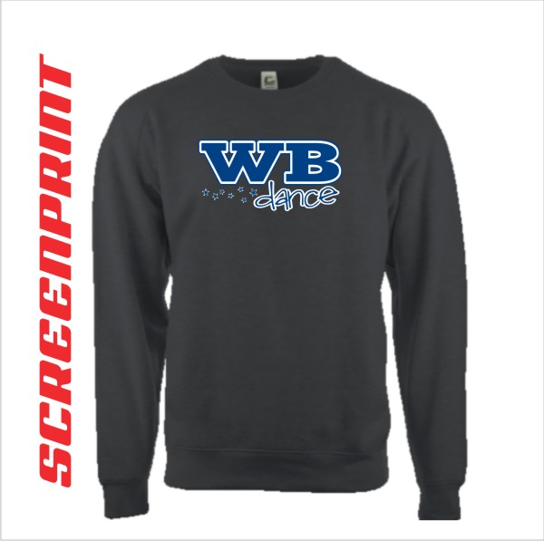 08 Badger 5521 / 5501 C2 Fleece Crew with Front Print
