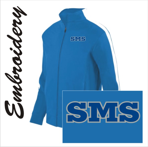 11 Augusta 4395 Medalist Jacket 2.0 with Left Chest Embroidery