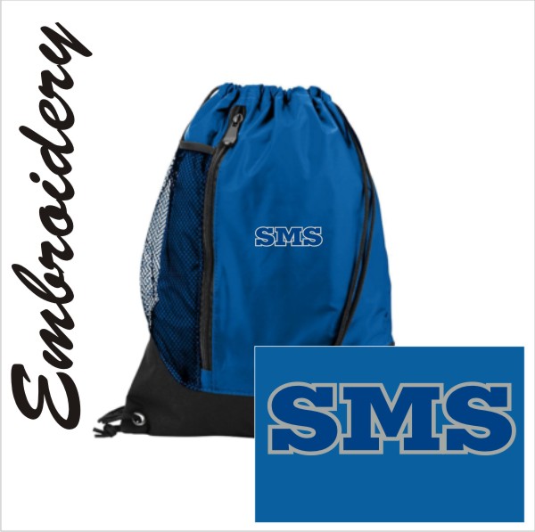 12 Augusta 1149 Backpack Royal/Black with Embroidery