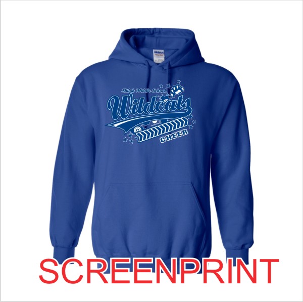 05 Gildan G185 Hoodie with Front Print