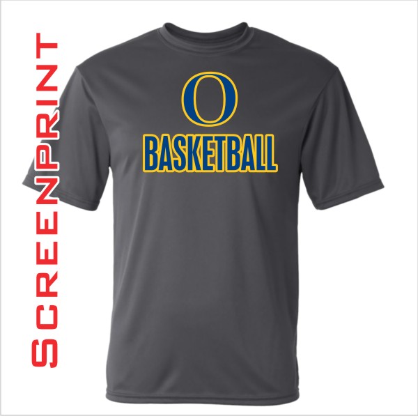 06 Badger C25100 Short Sleeve Wicking with Front Print